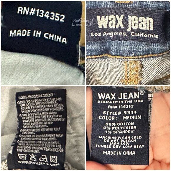 Wax Jean Ripped Distressed Raw Fringe Hem Cut Off Shorts - Picture 3 of 3